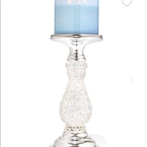 BBW silver swirling glitter pedestal